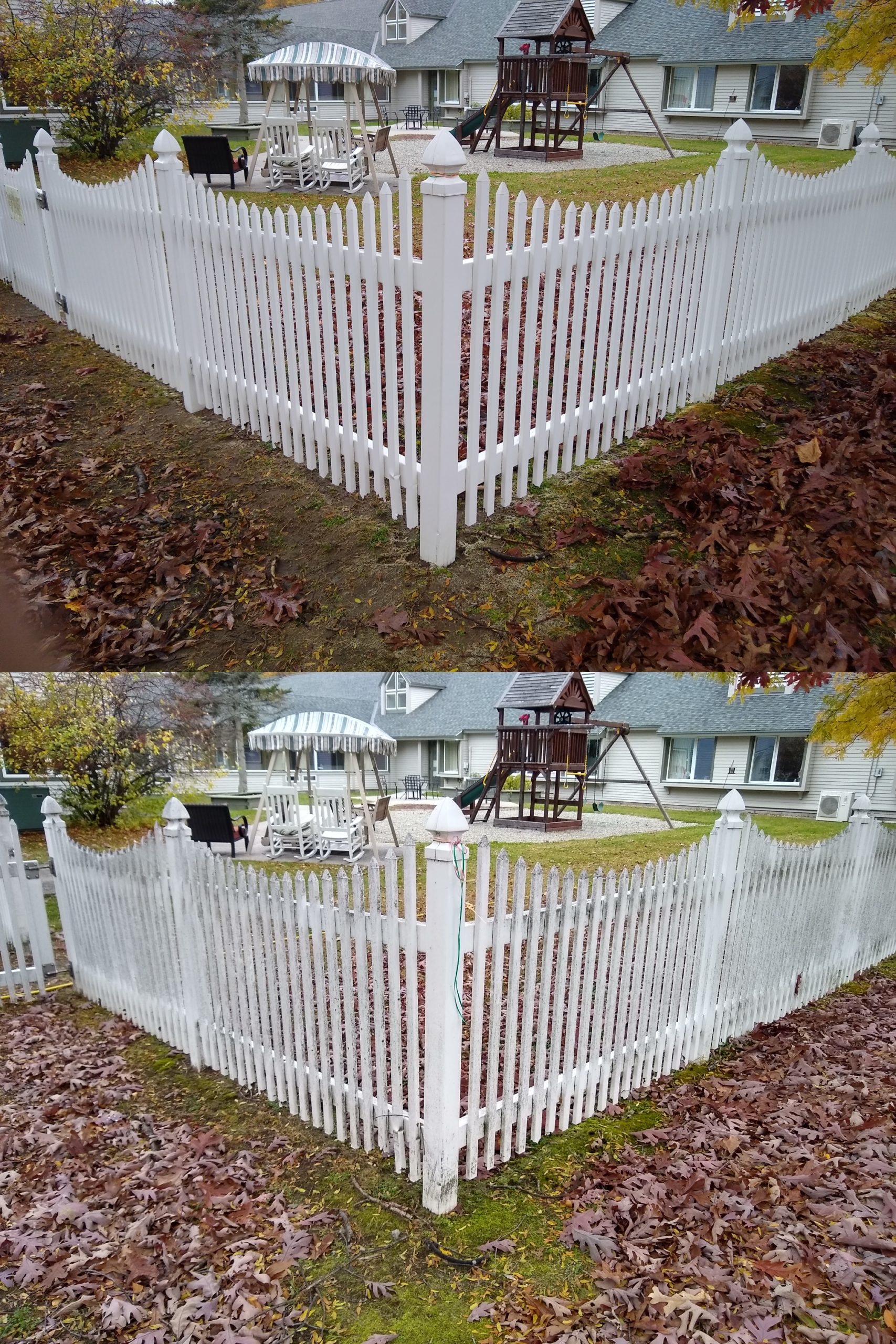 Fence Cleaning- Burlington, Chittenden County, Vermont